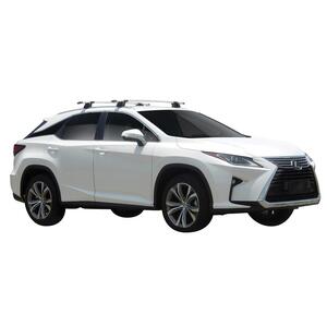 Prorack Black 2 Bar Aero Through Bar kit to suit Lexus RX 5dr SUV (2016 - 2022)