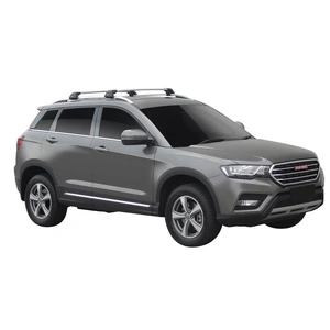Prorack Silver 2 Bar Aero Flush Bar kit to suit Haval H6 5dr SUV (2017 - Current)