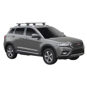 Prorack Silver 2 Bar Heavy Duty Through Bar kit to suit Haval H6 5dr SUV (2017 - Current)