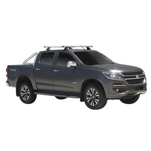 Prorack Black 2 Bar Heavy Duty Through Bar kit to suit Holden Colorado Crew Cab 4dr Ute (2012 - 2020)
