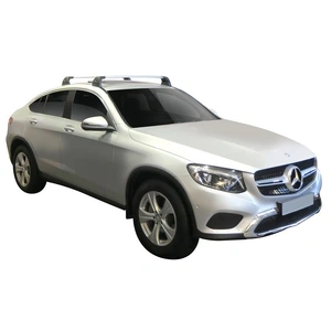 Prorack Black 2 Bar Aero Flush Bar kit to suit Mercedes-Benz GLC Coupé 5dr SUV (2016 - Current)