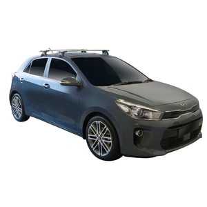 Prorack Black 2 Bar Aero Through Bar kit to suit Kia Rio 5dr Hatch (2017 - Current)