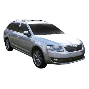 Prorack Silver 2 Bar Aero Rail Bar kit to suit Skoda Octavia Scout 4x4 5dr Estate (2013 - Current)