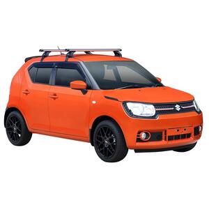 Prorack Silver 2 Bar Heavy Duty Through Bar kit to suit Suzuki Ignis 5dr Hatch (2017 - Current)