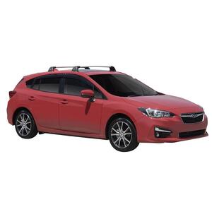 Prorack Silver 2 Bar Aero Flush Bar kit to suit Subaru Impreza 5dr Hatch (2017 - Current)