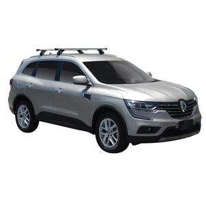 Prorack Black 2 Bar Heavy Duty Through Bar kit to suit Renault Koleos 5dr SUV (9/2016 - Current)
