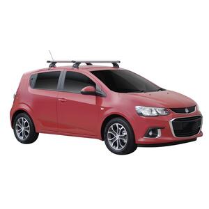 Prorack Silver 2 Bar Heavy Duty Through Bar kit to suit Holden Barina 5dr Hatch (2017 - 2020)