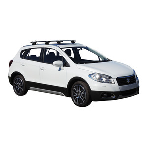 Prorack Black 2 Bar Aero Through Bar kit to suit Suzuki S-Cross 5dr SUV (2013 - 5/2021)