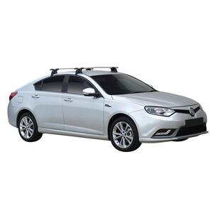 Prorack Silver 2 Bar Aero Through Bar kit to suit MG 6 Plus 5dr Hatch (2017 - Current)