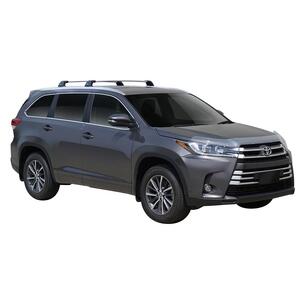 Prorack Silver 2 Bar Aero Flush Bar kit to suit Toyota Highlander GXL/Limited 5dr SUV (2014 - 5/2021)