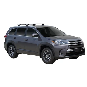 Prorack Silver 2 Bar Aero Through Bar kit to suit Toyota Highlander GXL/Limited 5dr SUV (2014 - 5/2021)