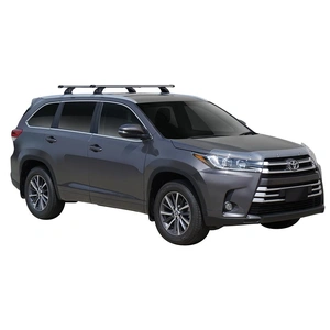 Prorack Silver 2 Bar Heavy Duty Through Bar kit to suit Toyota Highlander GXL/Limited 5dr SUV (2014 - 5/2021)