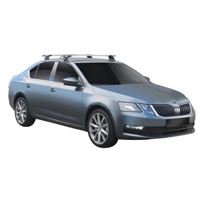 Prorack Black 2 Bar Aero Through Bar kit to suit Skoda Octavia 5dr Hatch (6/2017 - Current)