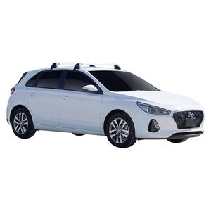 Prorack Silver 2 Bar Aero Flush Bar kit to suit Hyundai i30 5dr Hatch (2017 - 9/2020)