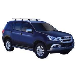 Prorack Black 2 Bar Heavy Duty Through Bar kit to suit Isuzu MU-X 5dr SUV (5/2017 - 7/2021)