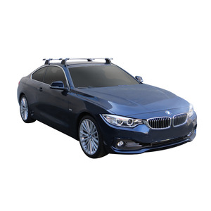 Prorack Silver 2 Bar Aero Through Bar kit to suit BMW 4 Series 2dr Coupe (8/2017 - 9/2020)