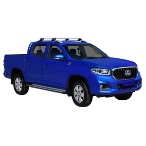 Prorack Silver 2 Bar Aero Flush Bar kit to suit LDV T60/T60 Max/eT60 Double Cab 4dr Ute (10/2017 - Current)