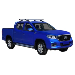 Prorack Black 2 Bar Heavy Duty Through Bar kit to suit LDV T60/T60 Max/eT60 Double Cab 4dr Ute (10/2017 - Current)