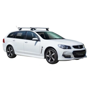 Prorack Black 2 Bar Heavy Duty Through Bar kit to suit Holden Commodore VF II 5dr Wagon (4/2017 - 2018)