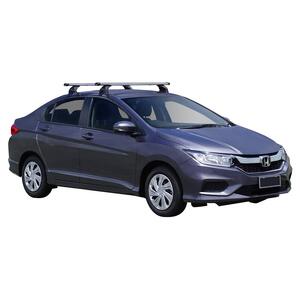 Prorack Silver 2 Bar Heavy Duty Through Bar kit to suit Honda City 4dr Sedan (5/2017 - Current)