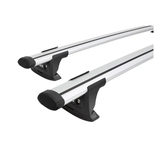 Prorack Silver 2 Bar Aero Through Bar kit to suit Alfa Romeo Stelvio 5dr SUV (2017 - Current)