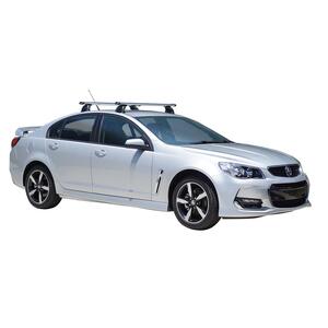 Prorack Black 2 Bar Heavy Duty Through Bar kit to suit Holden Commodore VF II 4dr Sedan (4/2017 - 2018)
