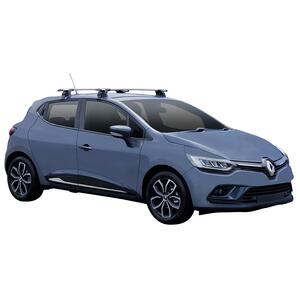 Prorack Black 2 Bar Aero Through Bar kit to suit Renault Clio 5dr Hatch (2017 - Current)