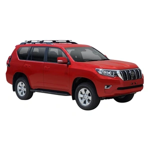 Prorack Silver 2 Bar Aero Through Bar kit to suit Toyota Land Cruiser Prado 150 Series 5dr SUV (2009 - Current)