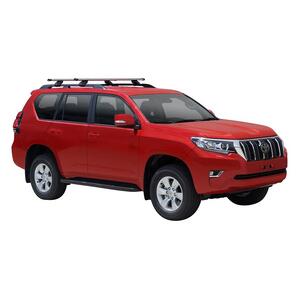 Prorack Silver 2 Bar Heavy Duty Through Bar kit to suit Toyota Land Cruiser Prado 150 Series 5dr SUV (2009 - Current)