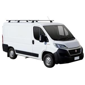 Prorack Silver 2 Bar Heavy Duty Through Bar kit to suit Fiat Ducato 5dr Van (2006 - Current)