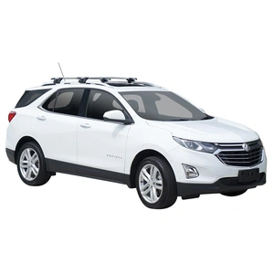 Prorack Silver 2 Bar Aero Through Bar kit to suit Holden Equinox 5dr SUV (12/2017 - 2020)