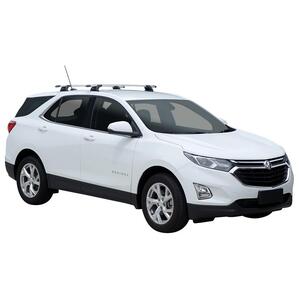 Prorack Black 2 Bar Aero Through Bar kit to suit Holden Equinox 5dr SUV (12/2017 - 2020)