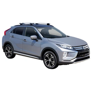 Prorack Silver 2 Bar Aero Through Bar kit to suit Mitsubishi Eclipse Cross 5dr SUV (2017 - Current)