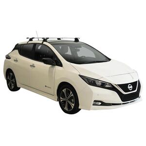 Prorack Black 2 Bar Aero Through Bar kit to suit Nissan Leaf 5dr Hatch (2018 - Current)