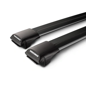 Yakima Black 2 Bar Aero Rail Bar Rail Mount Crossbar Kit for Toyota Land Cruiser 200 Series 5dr SUV (08/2007 - 11/2021)