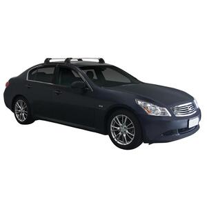 Prorack Silver 2 Bar Aero Flush Bar kit to suit Nissan Skyline V36 4dr Sedan (2006 - 2014)