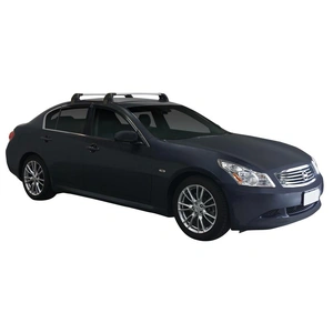 Prorack Black 2 Bar Aero Flush Bar kit to suit Nissan Skyline V36 4dr Sedan (2006 - 2014)