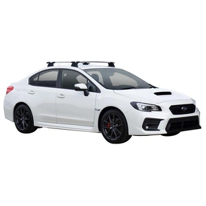 Prorack Black 2 Bar Aero Through Bar kit to suit Subaru WRX 4dr Sedan (2015 - 5/2022)