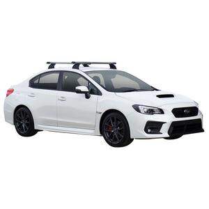 Prorack Black 2 Bar Heavy Duty Through Bar kit to suit Subaru WRX 4dr Sedan (2015 - 5/2022)