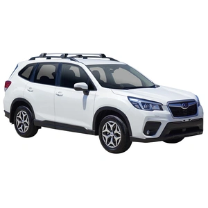 Prorack Black 2 Bar Aero Flush Bar kit to suit Subaru Forester 5dr SUV (10/2018 - Current)