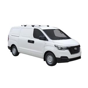 Prorack Silver 2 Bar Aero Through Bar kit to suit Hyundai iMax 5dr MPV (2017 - 2021)