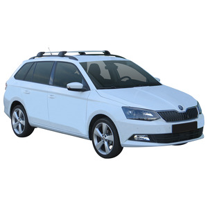 Prorack Silver 2 Bar Aero Flush Bar kit to suit Skoda Fabia Combi 5dr Wagon (2018 - Current)