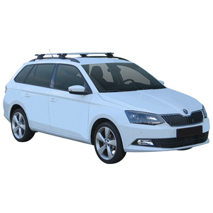Prorack Black 2 Bar Aero Through Bar kit to suit Skoda Fabia Combi 5dr Wagon (2018 - Current)