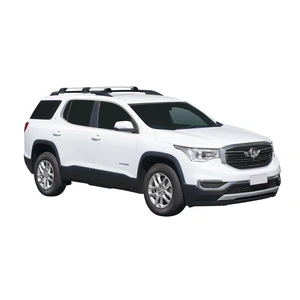Prorack Black 2 Bar Aero Flush Bar kit to suit Holden Acadia 5dr SUV (10/2018 - 2020)