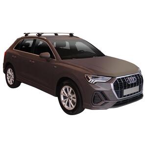 Prorack Silver 2 Bar Aero Through Bar kit to suit Audi Q3/RS Q3 5dr SUV (2019 - Current)