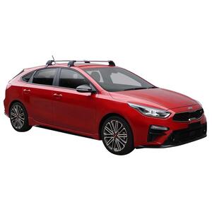 Prorack Silver 2 Bar Aero Flush Bar kit to suit Kia Cerato 5dr Hatch (2019 - Current)