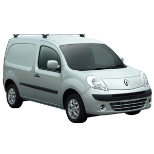 Prorack Black 2 Bar Aero Through Bar kit to suit Renault Kangoo 5dr Van (2008 - 2021)