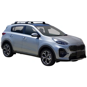 Prorack Silver 2 Bar Aero Flush Bar kit to suit Kia Sportage Glass Roof 5dr SUV (2016 - 9/2021)