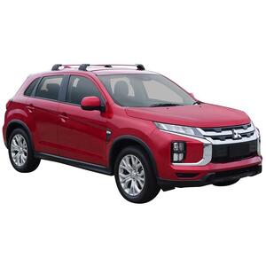 Prorack Black 2 Bar Aero Flush Bar kit to suit Mitsubishi ASX 5dr SUV (11/2019 - Current)