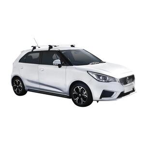 Prorack Silver 2 Bar Aero Through Bar kit to suit MG 3 5dr Hatch (4/2017 - Current)